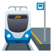 🚉 Emoji Estación De Tren en JoyPixels 6.0.