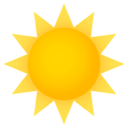 Emoji ☀️ Sole su JoyPixels 6.0.