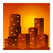 🌇 Emoji Sonnenuntergang in der Stadt JoyPixels 6.0.