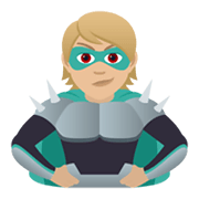 🦹🏼 Emoji Personaje De Supervillano: Tono De Piel Claro Medio en JoyPixels 6.0.
