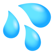 Emoji 💦 Gocce Di Sudore su JoyPixels 6.0.