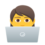 Émoji 🧑‍💻 Informaticien (tous Genres) sur JoyPixels 6.0.