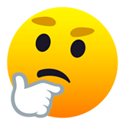 🤔 Emoji Cara Pensativa en JoyPixels 6.0.