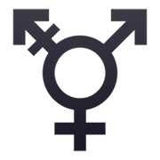 Símbolo de transgêneros  JoyPixels 6.0.