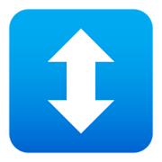 Emoji ↕️ Freccia Su-giù su JoyPixels 6.0.