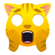 🙀 Emoji Gato Asustado en JoyPixels 6.0.