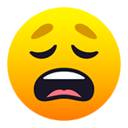 😩 Emoji erschöpftes Gesicht JoyPixels 6.0.