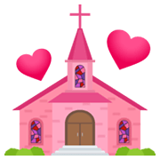 💒 Emoji Iglesia Celebrando Boda en JoyPixels 6.0.