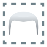 🦳 Emoji Cabelo Branco na JoyPixels 6.0.