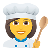 Émoji 👩‍🍳 Cuisinière sur JoyPixels 6.0.