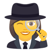 🕵️‍♀️ Emoji Detective Mujer en JoyPixels 6.0.