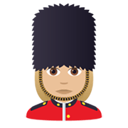 💂🏼‍♀️ Emoji Guardia Mujer: Tono De Piel Claro Medio en JoyPixels 6.0.