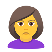 🙎‍♀️ Emoji Mulher Fazendo Bico na JoyPixels 6.0.