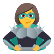 🦹‍♀️ Emoji weiblicher Bösewicht JoyPixels 6.0.