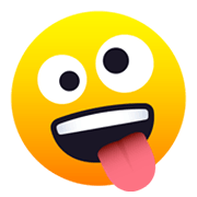 🤪 Emoji Rosto Bizarro na JoyPixels 6.0.