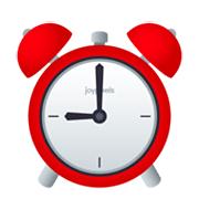 ⏰ Emoji Reloj Despertador en JoyPixels 6.5.