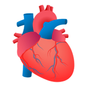 🫀 Emoji Coração Humano na JoyPixels 6.5.