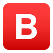 🅱️ Emoji Grupo Sanguíneo B en JoyPixels 6.5.