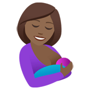 🤱🏾 Emoji Lactancia Materna: Tono De Piel Oscuro Medio en JoyPixels 6.5.