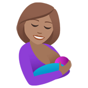 🤱🏽 Emoji Lactancia Materna: Tono De Piel Medio en JoyPixels 6.5.