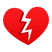 💔 Emoji gebrochenes Herz JoyPixels 6.5.