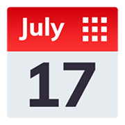 📅 Emoji Calendario en JoyPixels 6.5.