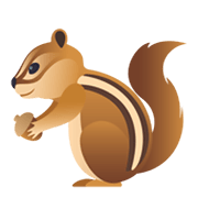 Émoji 🐿️ écureuil sur JoyPixels 6.5.