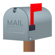 📫 Emoji geschlossener Briefkasten mit Post JoyPixels 6.5.