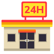 🏪 Emoji Tienda 24 Horas en JoyPixels 6.5.