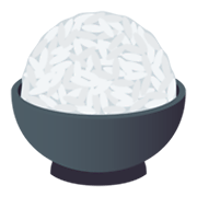 🍚 Emoji Reis in Schüssel JoyPixels 6.5.