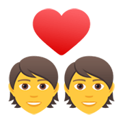 Émoji 💑 Couple Avec Cœur sur JoyPixels 6.5.