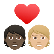 🧑🏿‍❤️‍🧑🏼 Emoji Pareja Enamorada: Persona, Persona, Tono De Piel Oscuro, Tono De Piel Claro Medio en JoyPixels 6.5.
