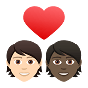 🧑🏻‍❤️‍🧑🏿 Emoji Pareja Enamorada: Persona, Persona, Tono De Piel Claro, Tono De Piel Oscuro en JoyPixels 6.5.