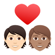 Émoji 🧑🏻‍❤️‍🧑🏽 Couple Avec Cœur: Personne, Personne, Peau Claire, Peau Légèrement Mate sur JoyPixels 6.5.