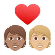 Émoji 🧑🏽‍❤️‍🧑🏼 Couple Avec Cœur: Personne, Personne, Peau Légèrement Mate, Peau Moyennement Claire sur JoyPixels 6.5.