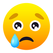 Émoji 😢 Visage Qui Pleure sur JoyPixels 6.5.