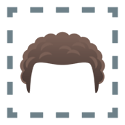 Émoji 🦱 Cheveux Bouclés sur JoyPixels 6.5.