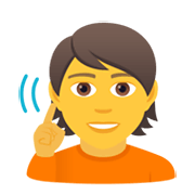 🧏 Emoji gehörlose Person JoyPixels 6.5.