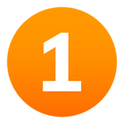 Émoji 1️ Chiffre un sur JoyPixels 6.5.