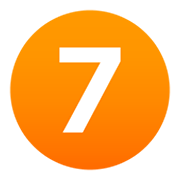 7️ Emoji Ziffer Sieben JoyPixels 6.5.