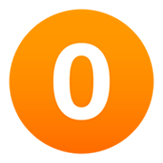 0️ Emoji Dígito cero en JoyPixels 6.5.