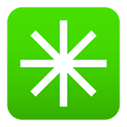 Emoji ✳️ Asterisco su JoyPixels 6.5.