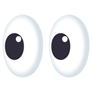 Emoji 👀 Occhi su JoyPixels 6.5.