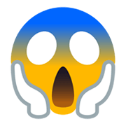 😱 Emoji Cara Gritando De Miedo en JoyPixels 6.5.