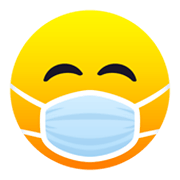 😷 Emoji Rosto Com Máscara Médica na JoyPixels 6.5.