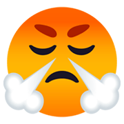 Emoji 😤 Faccina Che Sbuffa su JoyPixels 6.5.