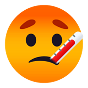 🤒 Emoji Cara Con Termómetro en JoyPixels 6.5.