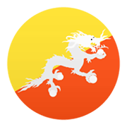 🇧🇹 Emoji Bandera: Bután en JoyPixels 6.5.