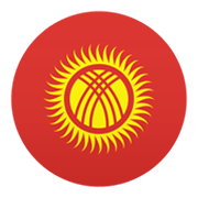 🇰🇬 Emoji Flagge: Kirgisistan JoyPixels 6.5.