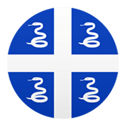 🇲🇶 Emoji Bandera: Martinica en JoyPixels 6.5.